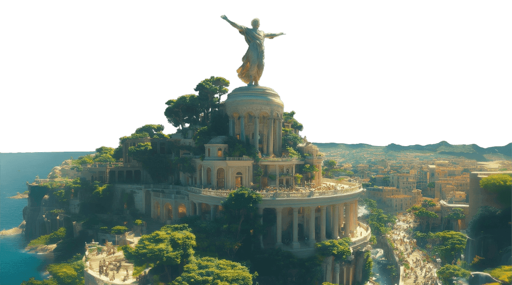 Ancient island temple